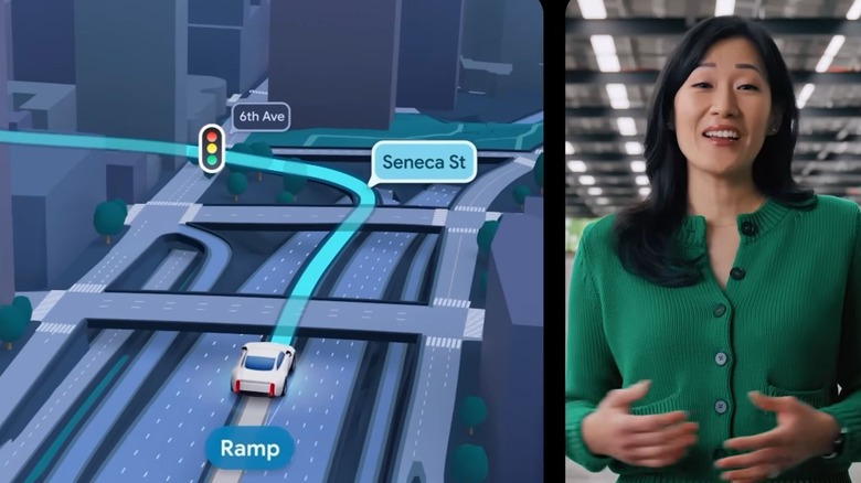 New Google Maps visuals for map interface with 3D content.